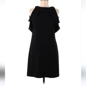 Jessica Simpson Elegant Black Ruffle Dress